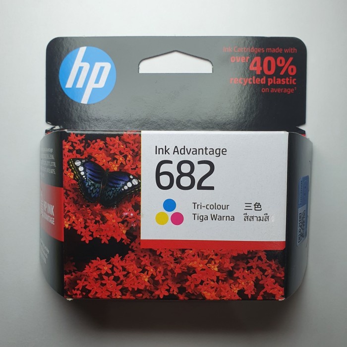 Promo Tinta Cartridge Printer Hp Ink 682 2775 2336 2776 Black & Colour Color