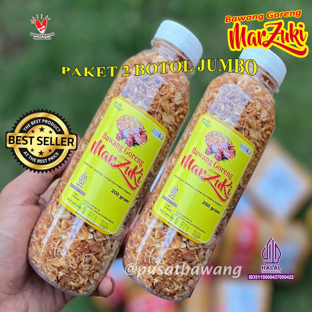 

bawang goreng marzuki 2 botol jumbo