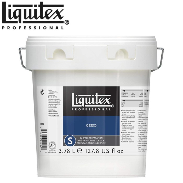 

Liquitex 3.78lt Acrylic White Gesso