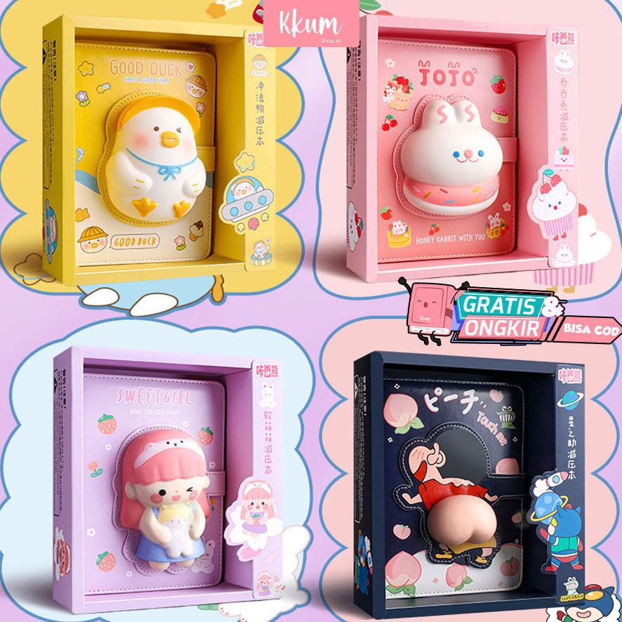 

Buku squishy book daily notebook/ Agenda buku catatan cute diary
