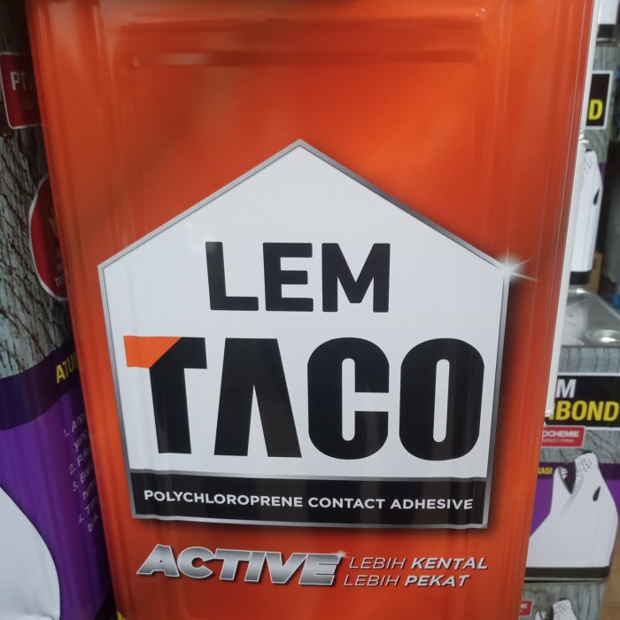 

Terbaru!!! Lem Taco Active 10Kg Lem Kuning Kuat