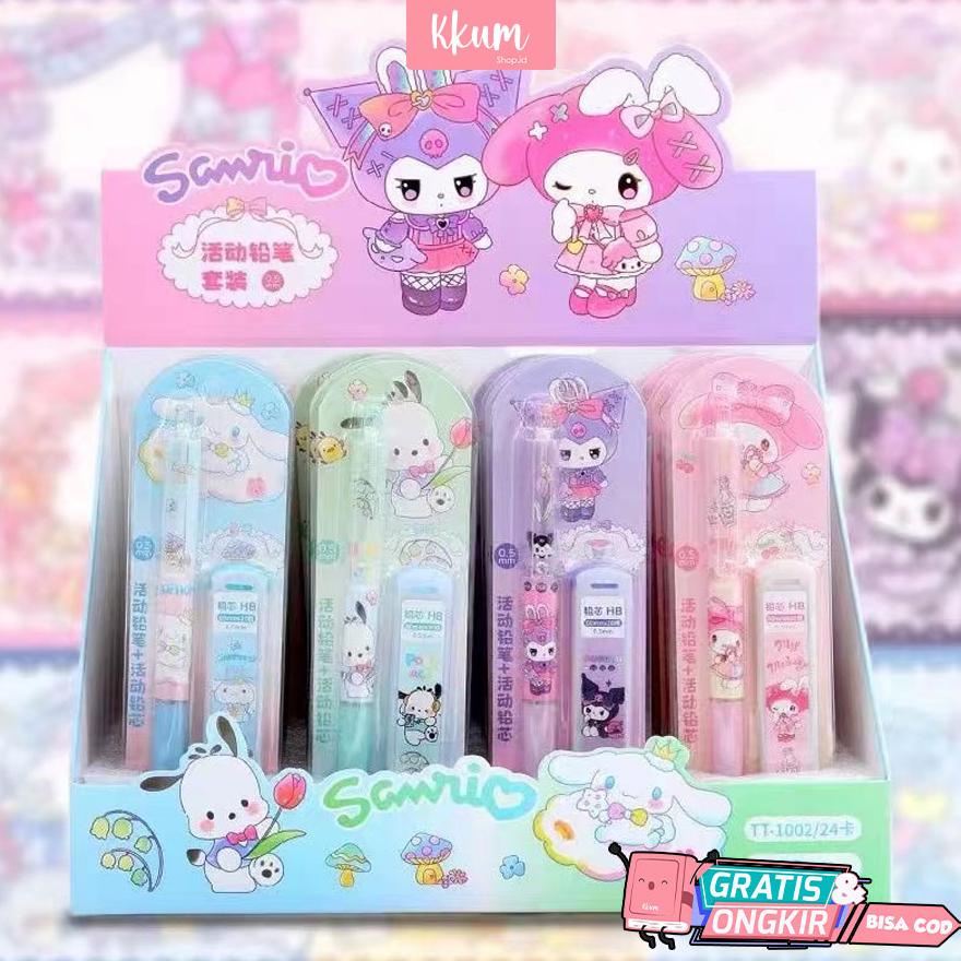 

FREE ISI PENSIL Pensil mekanik 0.5 sanrio/ Mechanical pencil cute