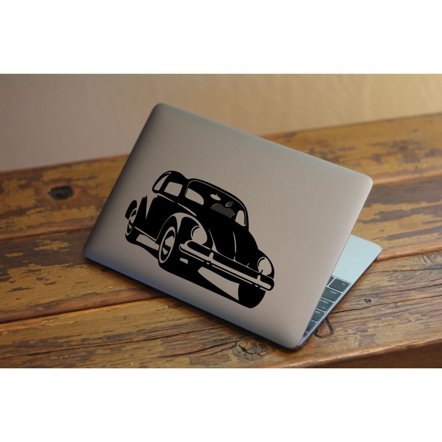 Sticker Aksesoris Laptop Apple Macbook Volkswagen Beetle