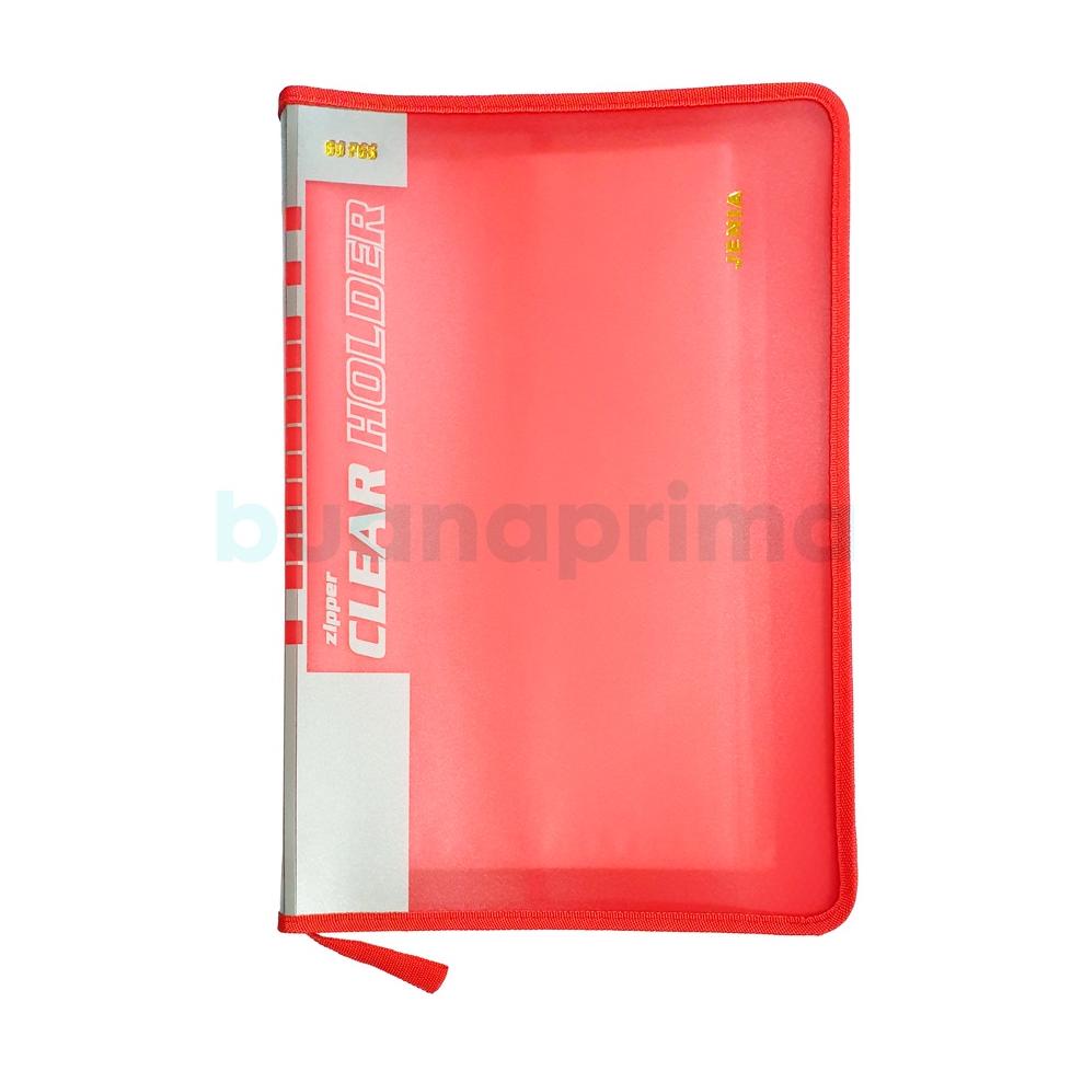 

Terlaris Map Document Keeper Jenia 20 40 60 Kantong Folio Clear Holder Zipper Display Book Sleting