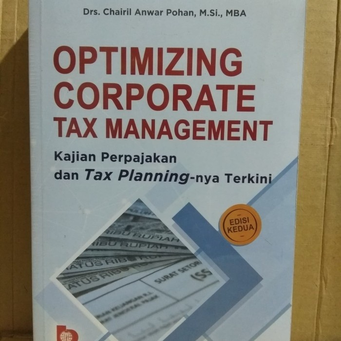 

BUKU OPTIMIZING CORPORATE TAX MANAGEMENT