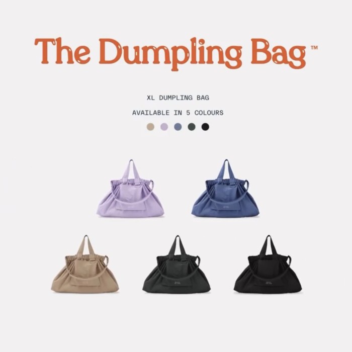 BEYOND THE VINES XL DUMPLING BAG NYLON/TAS SELEMPANG TOTE BAG NILON