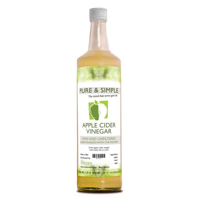 

Terlaris Verdure Pure & Simple Apple Cider Vinegar 650 Ml SALE