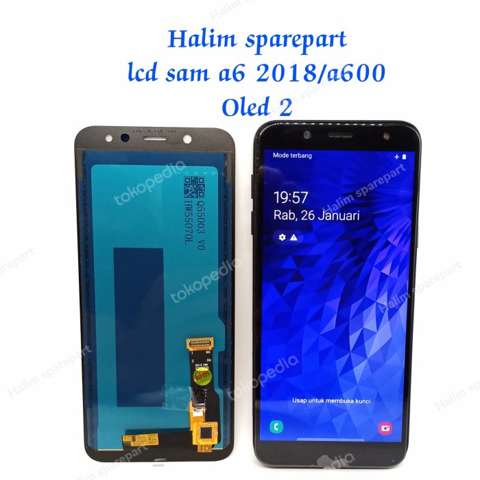 LCD TOUCHSCREEN SAMSUNG GALAXY A6 2018/A600 OLED 2