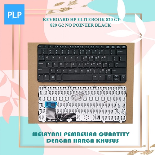 Keyboard Laptop HP Elitebook 820 G1 820 G2 Non Pointer