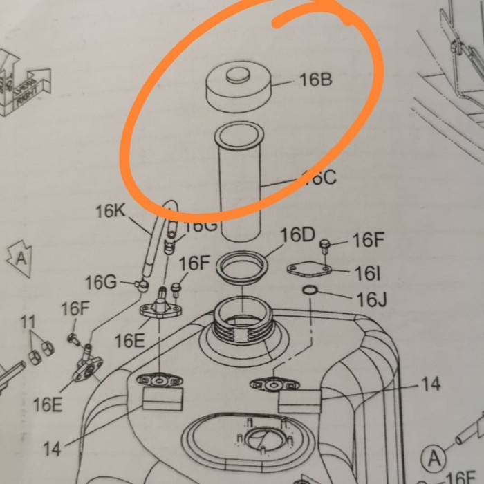 JYBT tutup tangki solar zaxis48 zaxis48U zaxis48U-5 Genuine