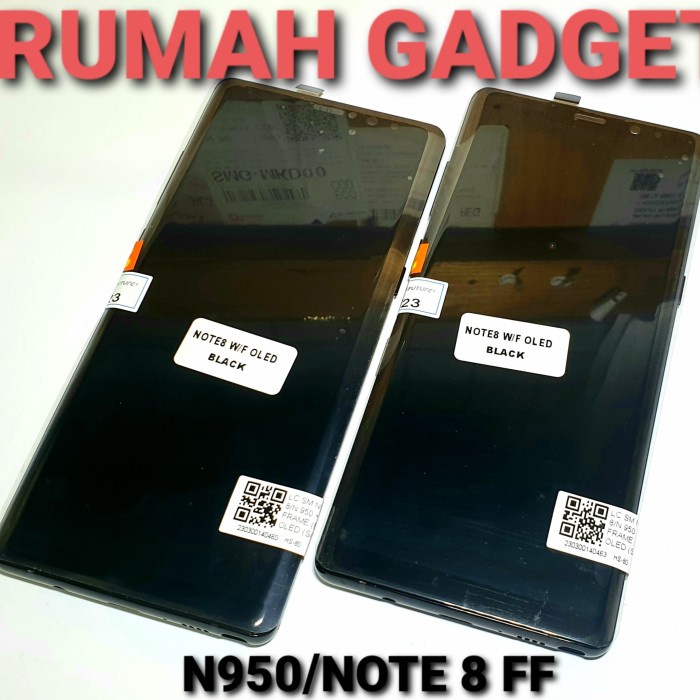LCD SAMSUNG N950/NOTE 8 FULLFRAME TOUCHSCREEN OLED