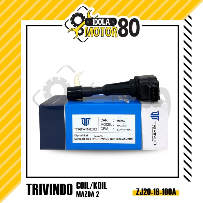 Kode Ad251 Coil Koil Mazda 2 Zj20-18-100A Merk Trivindo