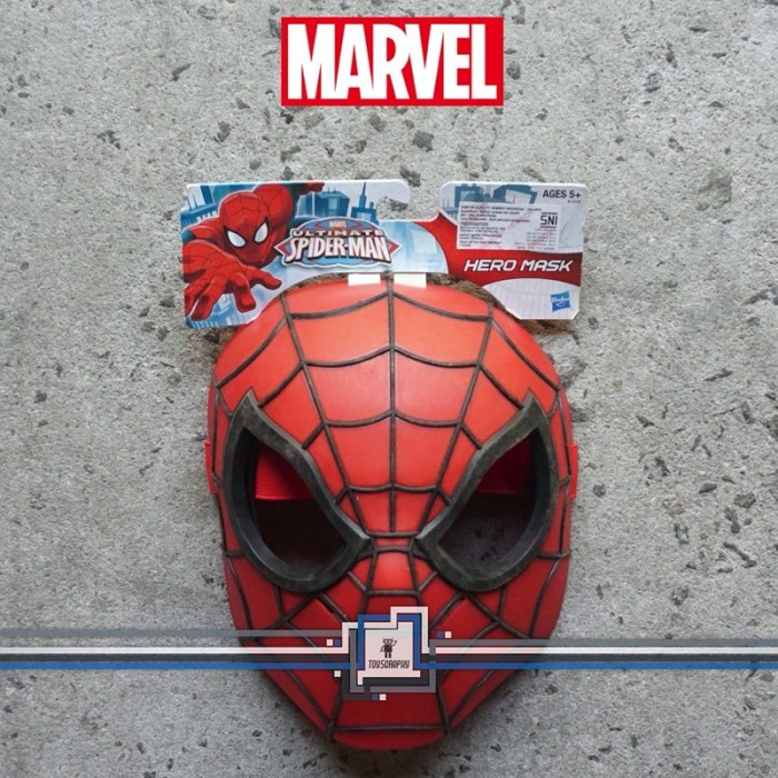 Ultimate Spider Man Hero Mask Hasbro Topeng Spiderman Original Ready