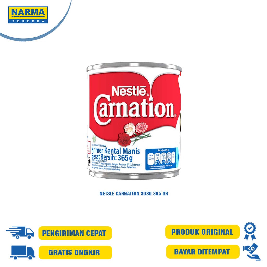 

CARNATION SUSU KENTAL MANIS 365ML/SKM