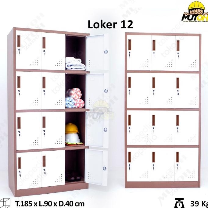 

Terbaik Loker Locker Besi 12 Pintu Full Plat Lc12P Pengiriman Cepat