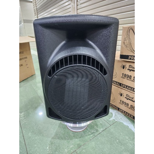 (JUAL 2 BUAH) box speaker 12" fiber plastik monitor model MACKIE 12 inch