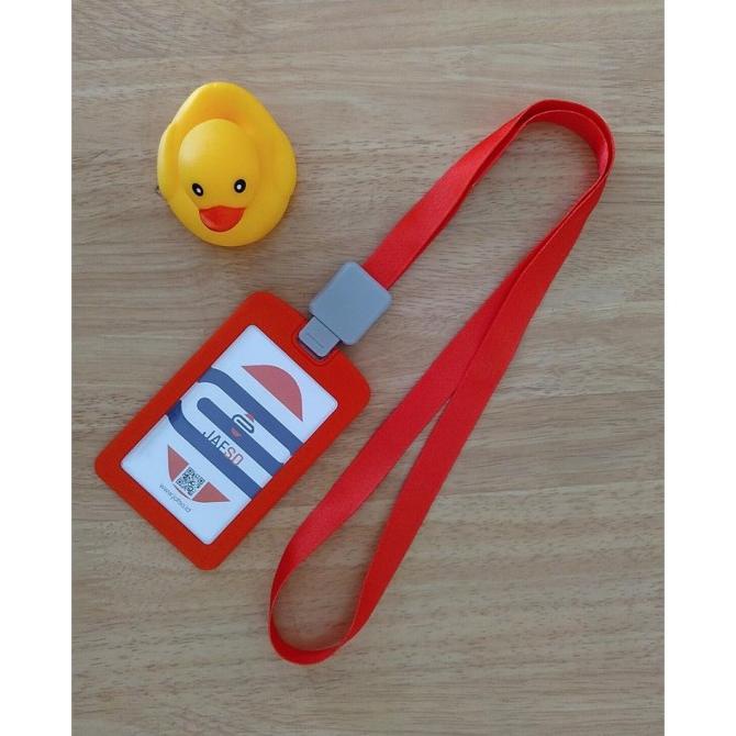 

AKASHMARKET !!! name tag id card holder Tali Yoyo Lanyard Tarik 2 Sisi - TERLARIS !