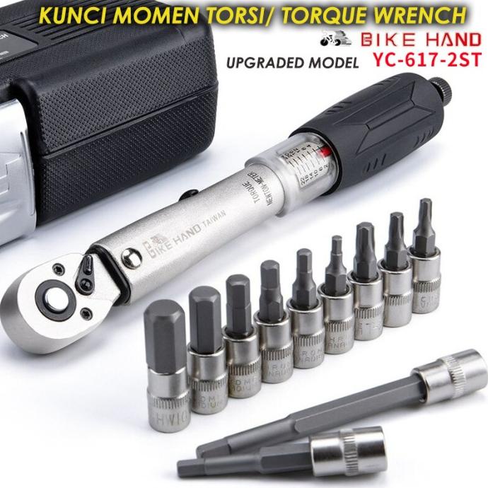 BIKE HAND YC-617-2ST Kunci Torsi Sepeda Torque Wrench Konci Momen Tool