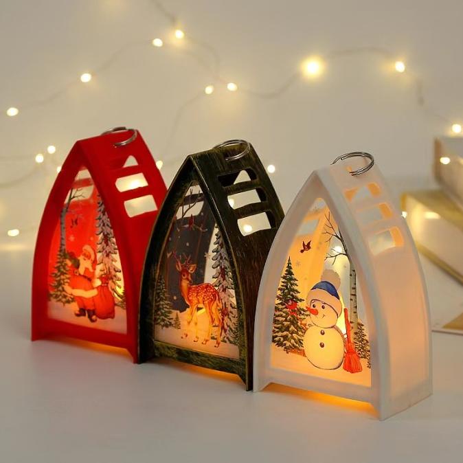 

New Sale Lentera Souvenir Natal Lampu Tidur Segitiga Dekorasi Pesta Lc 1881 Berkualitas
