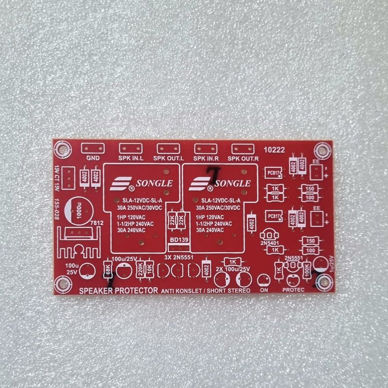 PCB Speaker Protector Stereo Plus OCP Sensor Anti Short