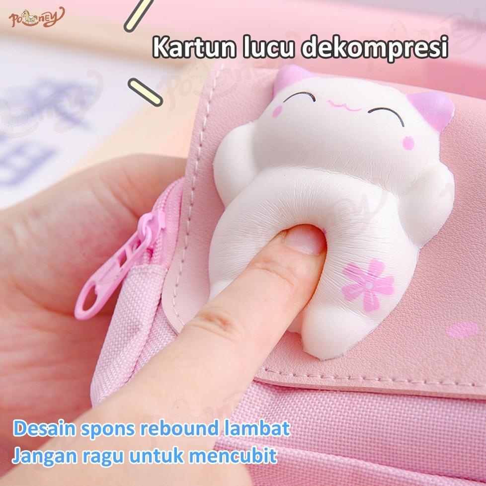 

Promo Poney Kotak Pensil Anak Perempuan Dekompresi Lembut Tempat Pensil Anak Berkapasitas Besar Squishy Pencil Case Anti Air Murah