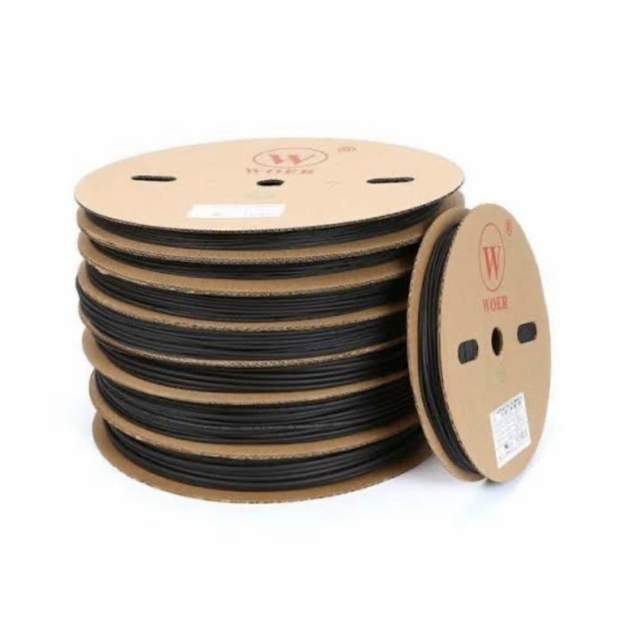 Terlaris Heatshrink 2Mm / Selongsong Bakar / Isolasi Bakar 1 Roll Isi 100Mtr