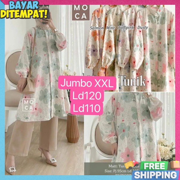 0 Atasan Long Tunik Crinkel Motif / Sipia Tunik Original > Long Tunik Wanita/ Sipia Tunik Jumbo / At