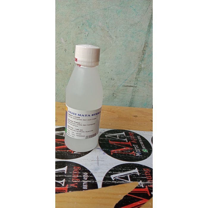 Boor water cairan steril cuci mata 100ml