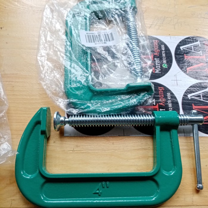 Wipro catok, C Clamp 4"