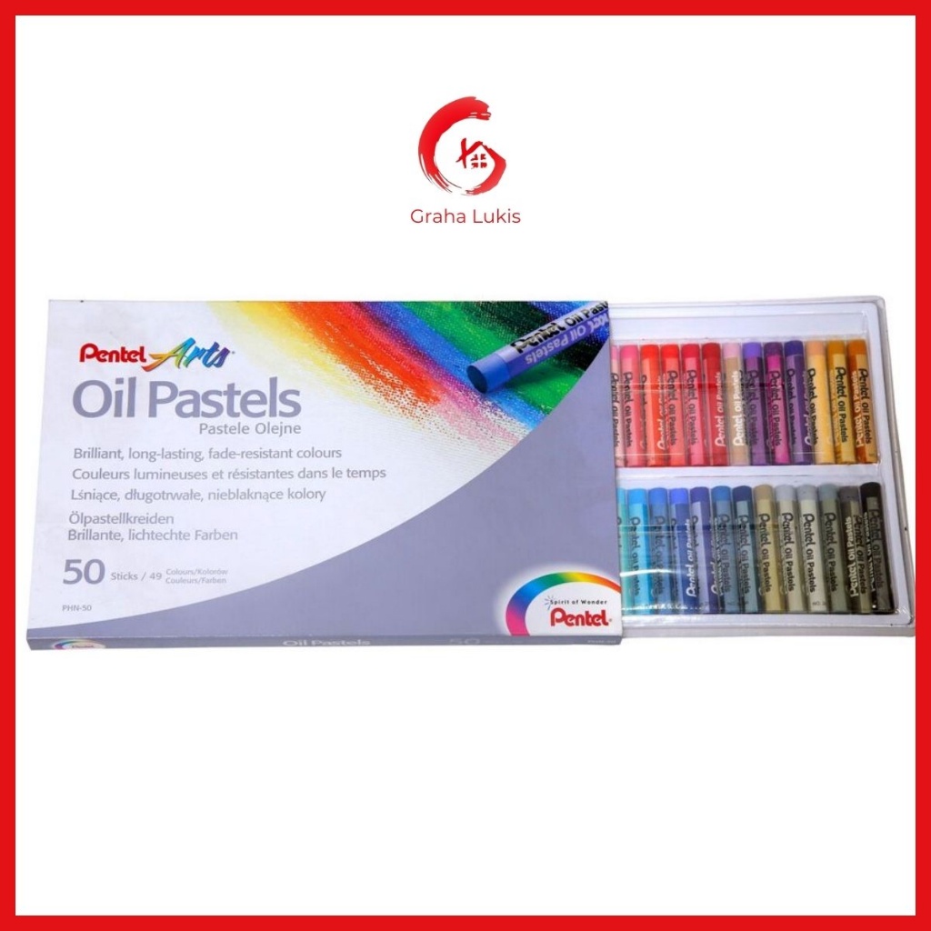 

Crayon Tel Oil Pastels 50 Warna