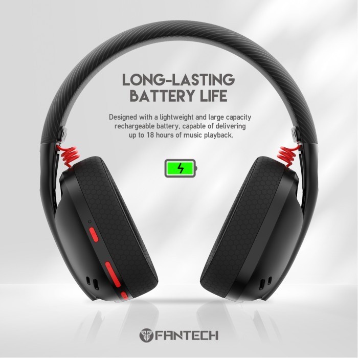 Fantech Headset Tamago Wireless Bluetooth Headphone