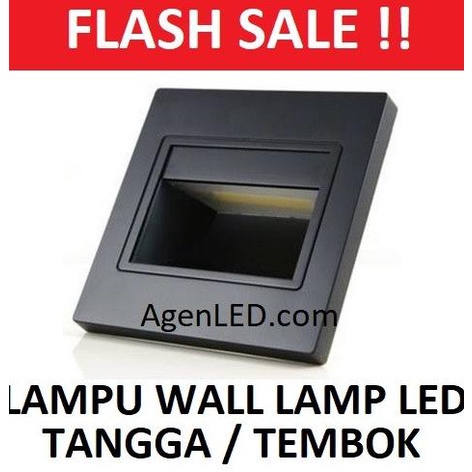 Lampu LED Tembok Anak Tangga Dinding Step Light inbow tanam Wall Lamp