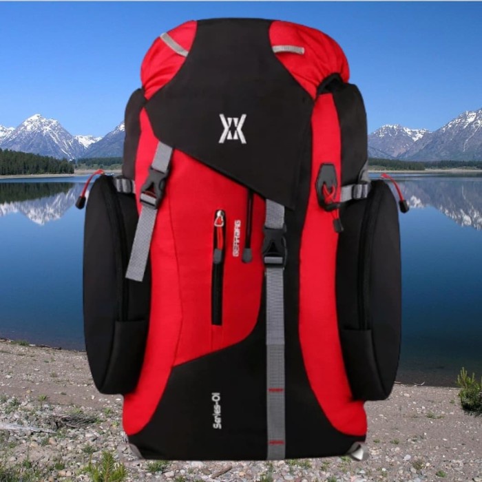 {Shop} Tas ransel gunung terbaru - Tas camping - Tas outdoor - Orange Murah