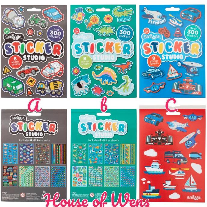 

Terbaru Smiggle Sticker Studio Book Original - Biku Sticker Original Stok Terbatas
