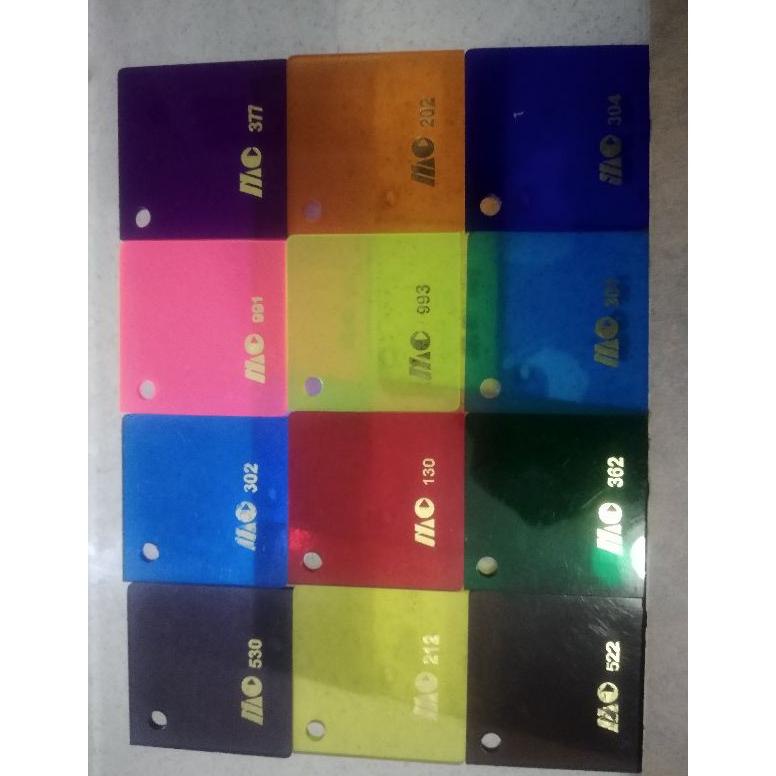 

Flash Sale Acrylic akrilik lembaran 2mm warna transparan ukuran A3 (42x30cm) .,