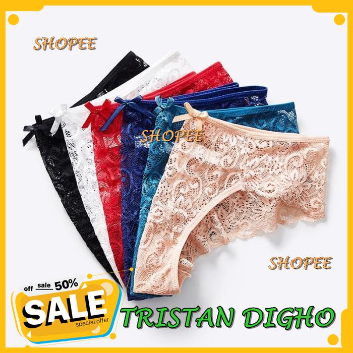 G STRING CELANA DALAM CD WANITA THONG BRUKAT LACE BAHAN C / G STRING CELANA DALAM CD WANITA THONG BR