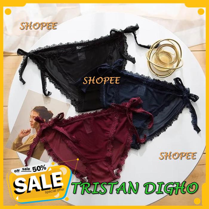 CELANA DALAM G STRING WANITA SEXY TRANSPARAN TALI SAMPING LINGERIEC / CELANA DALAM G STRING WANITA S