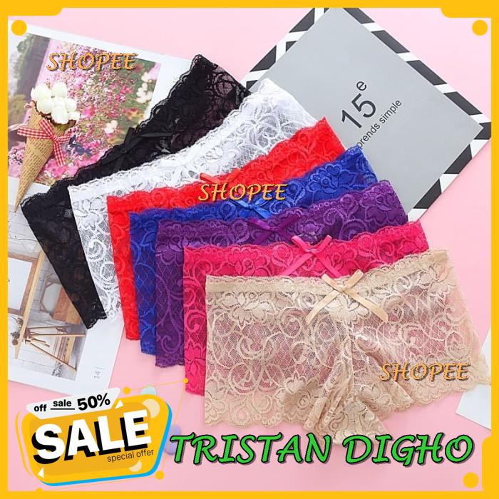 SEXY WANITA CELANA BOXER PRIA PREMIUM G STRING CELANA DALAM PANTIES UNDERWEAR LACE C / SEXY WANITA B