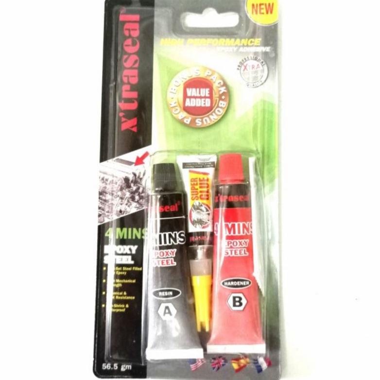 

Best! Lem Epoxy/Lem Resin/Lem 4menit warna Grey/Clear setara Dextone Epoxy