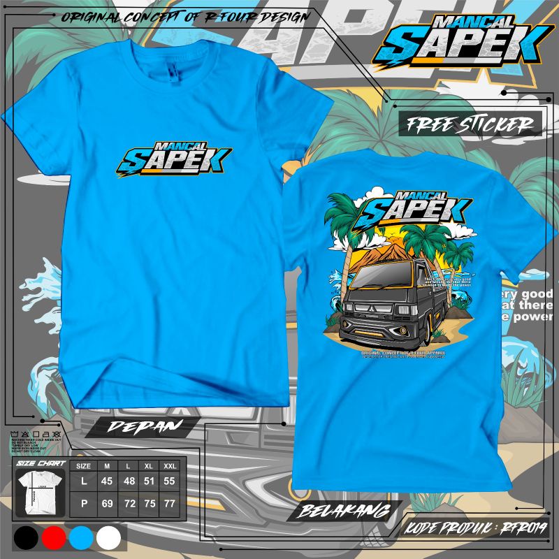 rfr 14 kaos mancal sapek  baju pick up l300 rfour truck apparel  kaos mobil l300 terbaru keren kaos 
