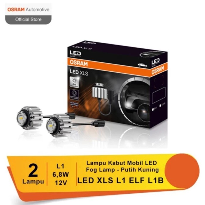 LAMPU KABUT OSRAM LED 2 WARNA 12V 6,8WATT FOGLAMP LED XLS ORIGINAL best