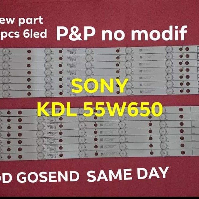 [Ori] Lampu Led Bl Backlight Sony 55W Kdl-55W650D 55W650D 55W650 Diskon