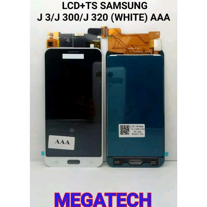 [Original] Lcd Samsung J300 Putih Kontras J3 2016 J300G J300H J300F J320 Terbaru