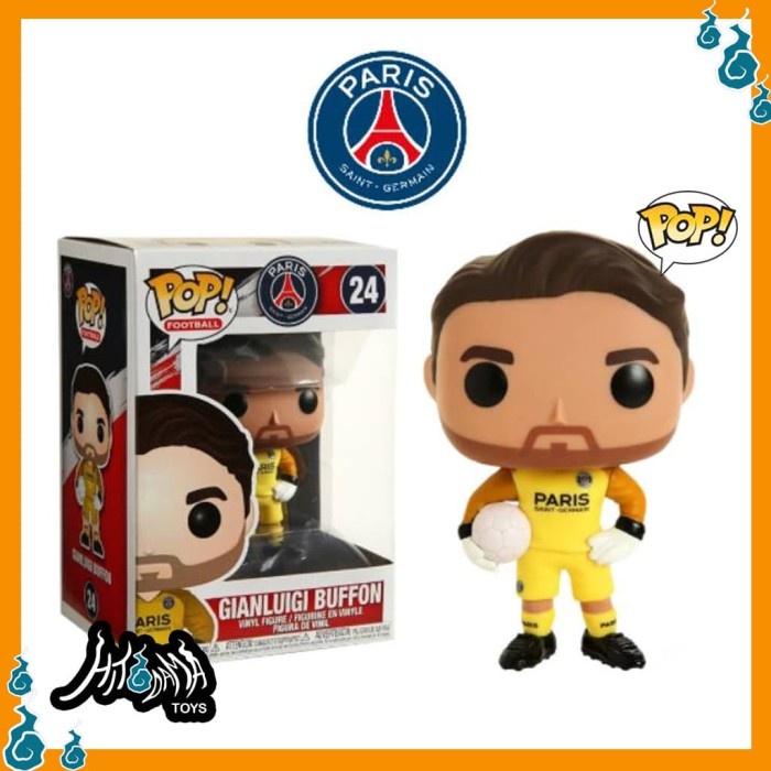 ✅Baru Epl Paris Saint Germain - Gianluigi Buffon #24 Funko Pop Soccer Figure Diskon