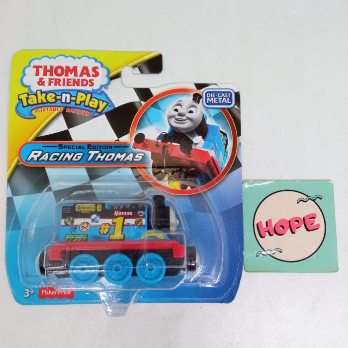 ✅COD Thomas And Friends Take N Play Special Edition Rancing Thomas Original Bisa Gojek