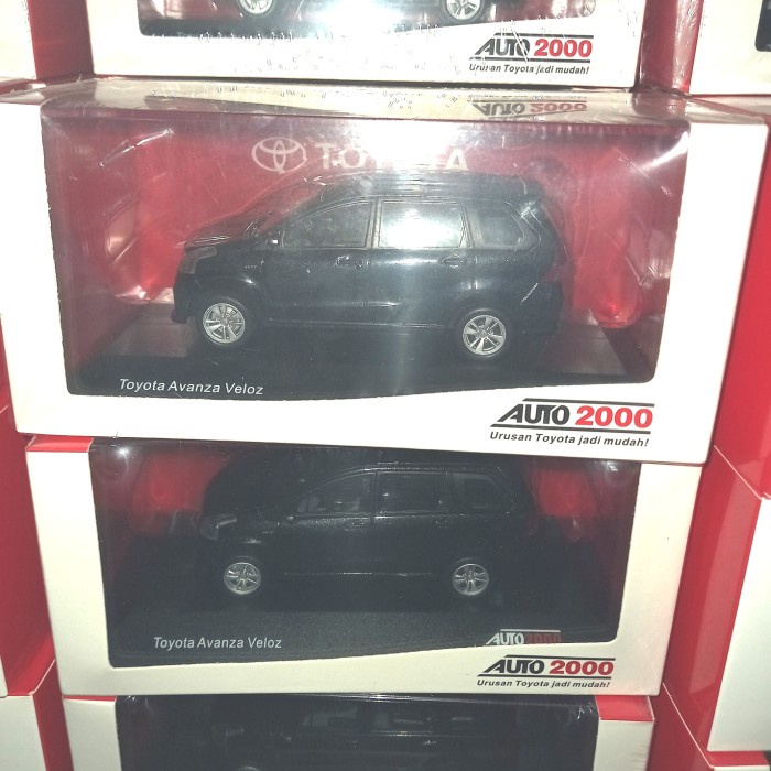 ✅Termurah Miniatur Diecast Toyota Avanza Velos Hitam Auto2000 Rims Limited