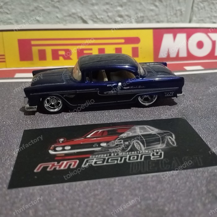 ✅New Hotwheels 55 Chevy Super Treasure Hunt Ths 2022 Loose Diecast Murah Bisa Sameday