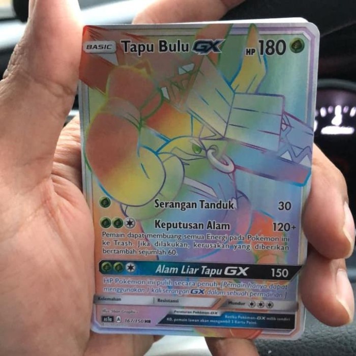 ✅New Kartu Pokemon Tapu Bulu Gx Hr Limited