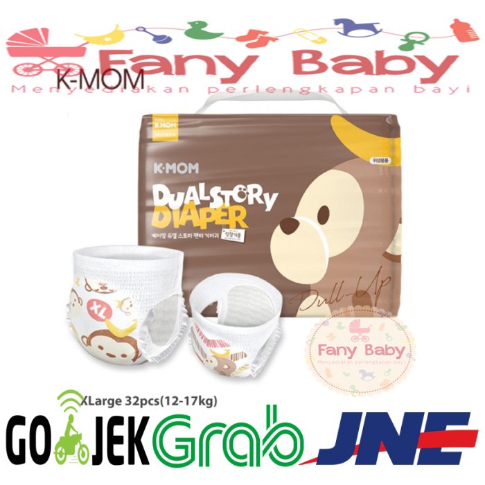 ✅New Ori K - Mom Dual Story Diaper Pants Xlarge 32Pcs Berkualitas