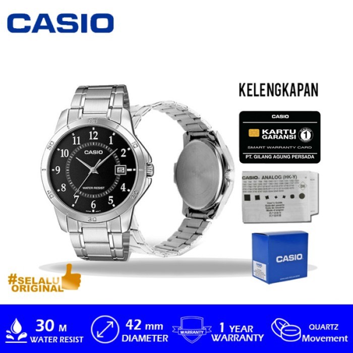 ✅Ori Casio General Mtpv004D1Budf / Mtp-V004D-1Budf / Mtpv004D Original Limited